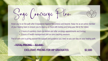 Load image into Gallery viewer, Sage Concierge Plan (3-month Installment Plan)
